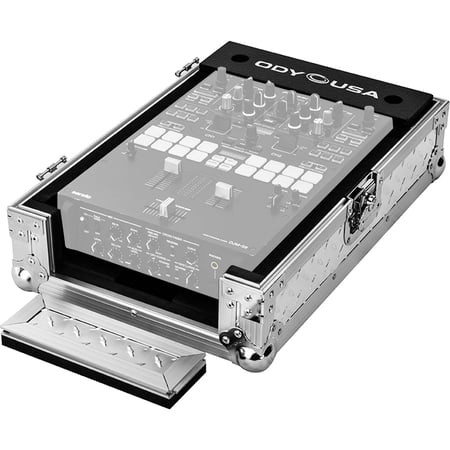 NEW DIAMOND PLATED EXTRA DEEP UNIVERSAL 10" FORMAT DJ MIXER CASE