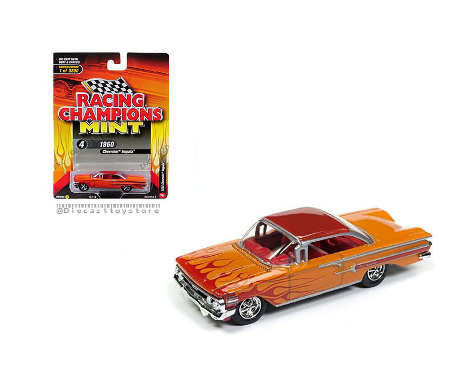 NEW DIECAST TOYS CAR RACING CHAMPIONS 1 64 MINT 1960 CHEVROLET