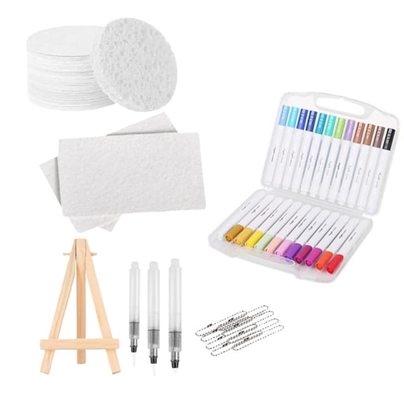NEW DIY Kids Magic Puffy Paint with Drawing Pens with Easel Magic Texture Painting Kit 3D Magic Foam Texture Painting