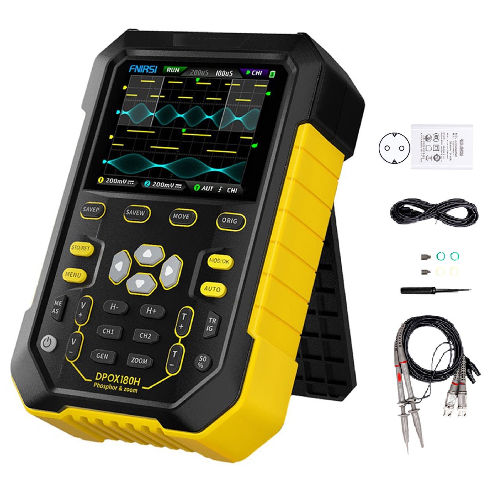 New Dpox180H Handheld Dual Channel Digital Oscilloscope 180Mhz Signal