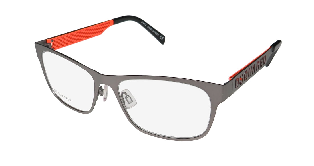 NEW DSQUARED2 DQ 5097 MENS/WOMENS DESIGNER FULL-RIM BROWN ORANGE