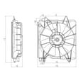 thumbnail image 1 of OEM Grade Dual Radiator And Condenser Fan Assembly Compatible with 2012-2013 Acura Honda Civic Hybrid-L Civic Hybrid OEM 19030-RW0-A51 Ilx Hybrid 19015-R1A-A01 19020-RW0-A51 19015R1AA01, 1 of 2