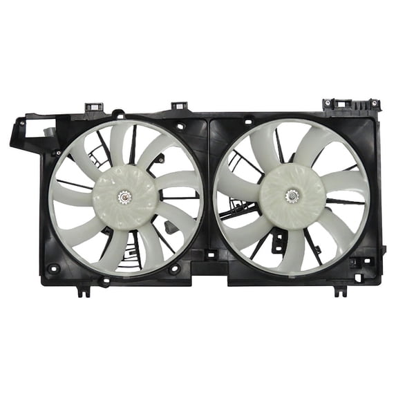 NEW DUAL RADIATOR CONDENSER FAN IS COMPATIBLE WITH SUBARU LEGACY 2015-16 45121AL00A SU3115134 45121AL01A 45122AL02A 45131AL00A