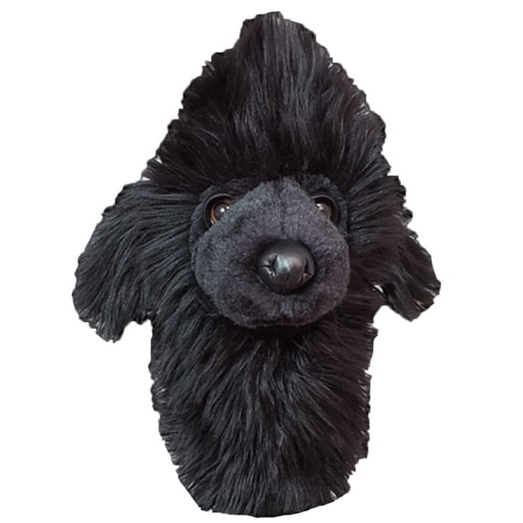 NEW Daphnes Headcovers Black Poodle Hybrid/Fairway Headcover w/ Drawstring