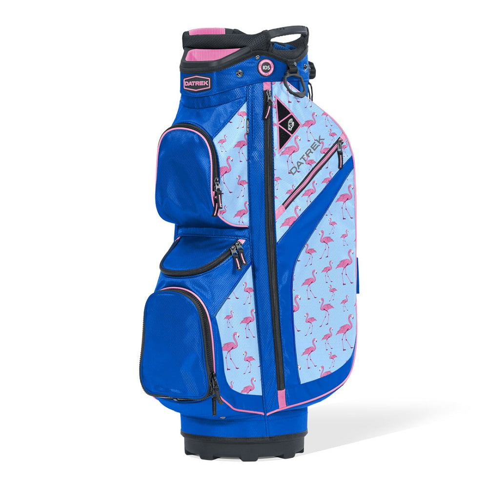 NEW Datrek Golf DG Lite II Cart Bag 14Way Top ZP Blue / Flamingo
