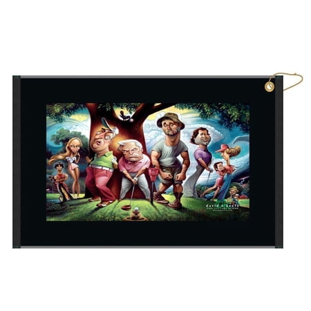 NEW Devant Tribute to Caddyshack Collection "Bushwood Scene" Golf Towel