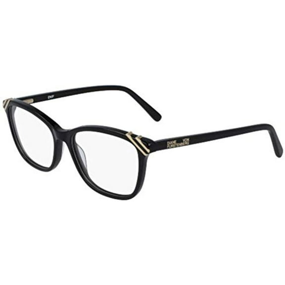 NEW Diane von Furstenberg DVF 5114 001 Black Eyeglasses 53mm with DVF Case