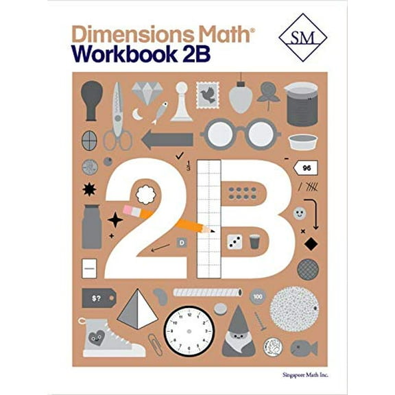Pre-Owned NEW Dimensions Math 2B Workbook Paperback