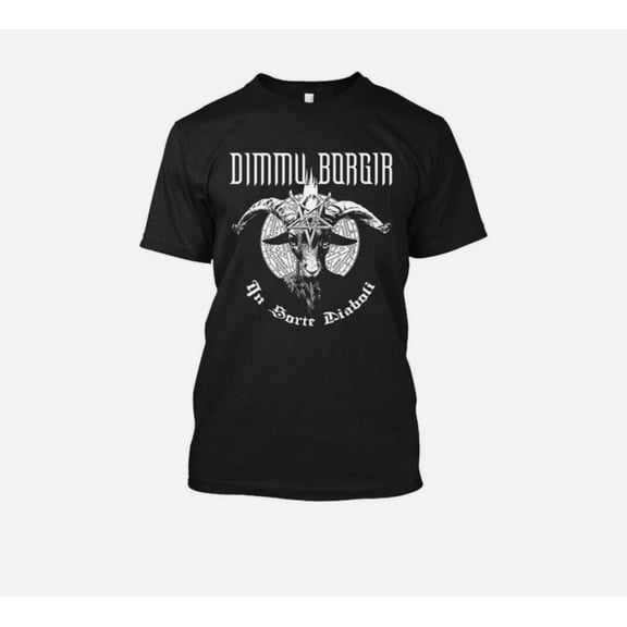 NEW! Dimmu Borgir In Sorte Diaboli Norwegian Black Music Logo T-Shirt Size S-4XL