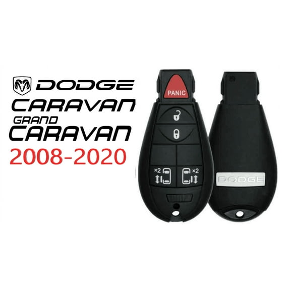 NEW Dodge Caravan Grand Caravan 2008-2020 Fobik Remote Key IYZ-C01C VLS