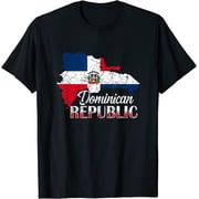 NEW Dominican Republic Flag Santo Domingo Design Premium T-Shirt S-3XL
