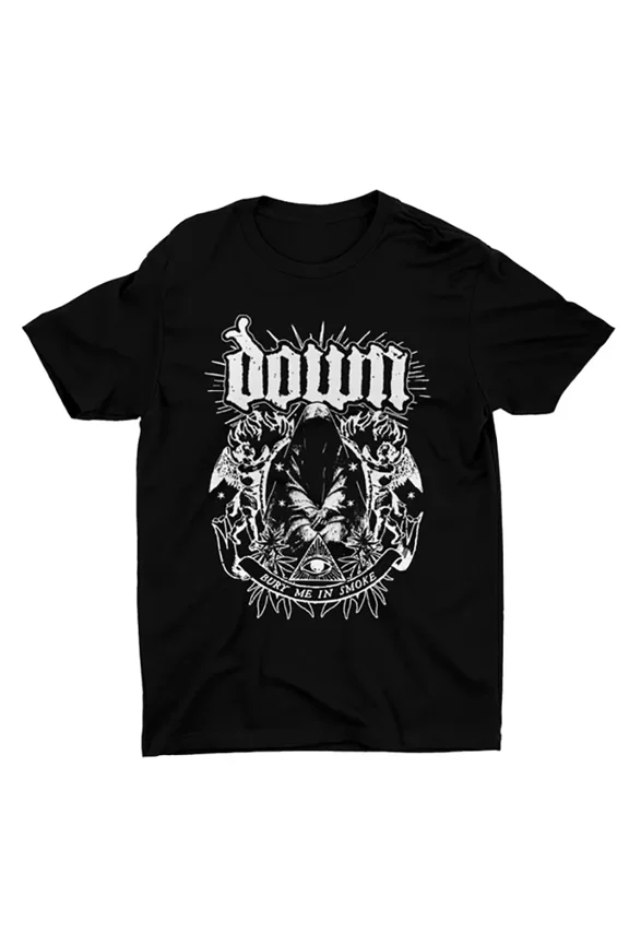 NEW Down Band Short Sleeve Gift For Fan Black All Size T-Shirt AR1287