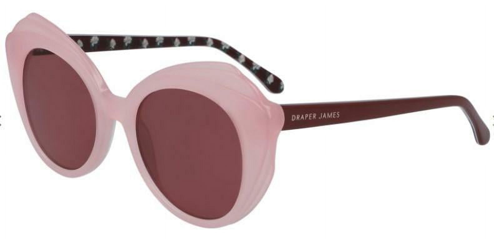 NEW Draper James DJ 7012 615 Red Heart Shaped Sunglasses with Grey Lenses & Case Draper James DJ5017 Eyeglasses main image 2