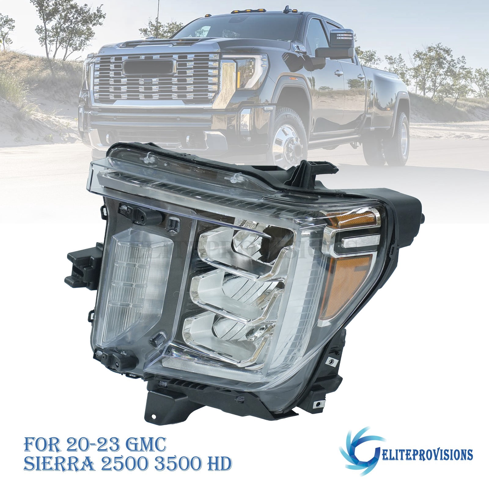 NEW Driver Side Full LED Headlight Headlamp For 20-23 GMC Sierra 2500 ...