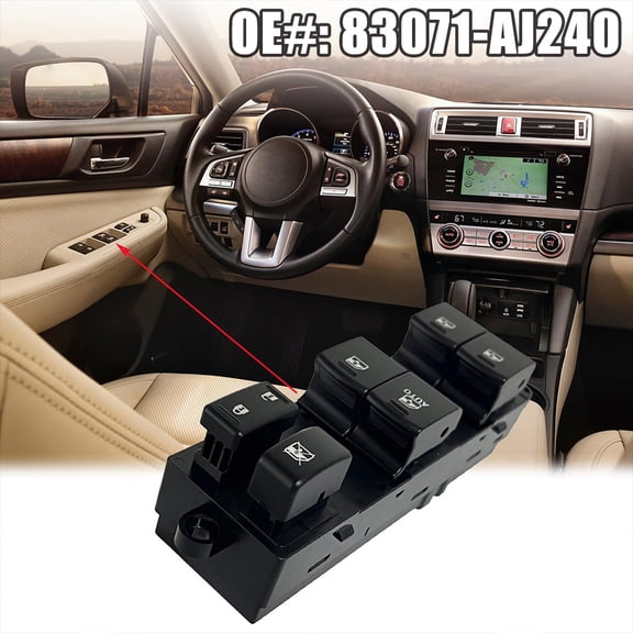NEW Driver Side Power Master Window Switch Control For 2013-2015 Subaru Outback