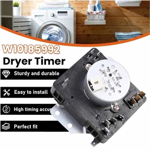 NEW Dryer Timer Control for Whirlpool Maytag W10185992 (WPW10185992)