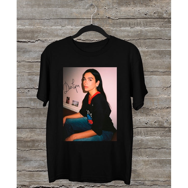 NEW Dua Lipa Signature Gift For Fan Short Sleeve Black Size S-5Xl  