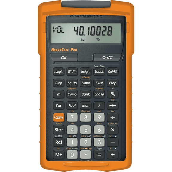 NEW Durable HeavyCalc Pro Calculator Designed Builders Large Screen Tough Build