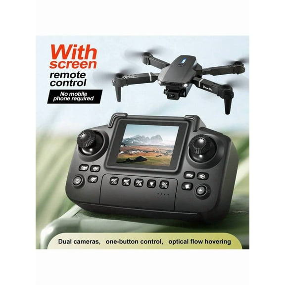 NEW E88-S2 MAX Upgrade Drone: Screen Control, Dual Camera, Obstacle Avoidance, Brushless Motor, Foldable, 1080p, Night Flying