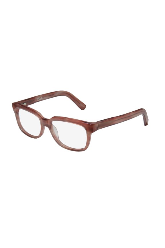 NEW ELIZABETH AND JAMES READE WOMENS/LADIES DESIGNER FULL-RIM DIRTY PINK ADULT SIZE BEAUTIFUL TRENDY FRAME DEMO LENSES 52-16-140 SPRING HINGES EYEGLASSES/SPECTACLES