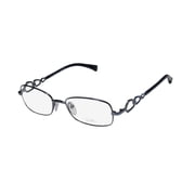 NEW EMILIO PUCCI 2124 WOMENS/LADIES DESIGNER FULL-RIM BLUISH GRAY / BLUE POPULAR DESIGN FROM ITALY FRAME DEMO LENSES 51-17-135 EYEGLASSES/EYEWEAR