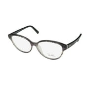 جديد EMILIO PUCCI 2688 النساء / السيدات CAT EYE FULL-RIM BLACK / MULTICOLOR FRAME DEMO LENSES 52-15-135 EYEGLASSES / EYEWEAR