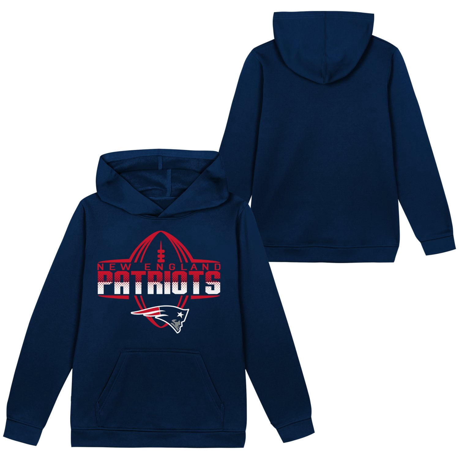NEW ENGLAND PATRIOTS NFL Boys Hoodie Fleece Game Day Fan Apparel