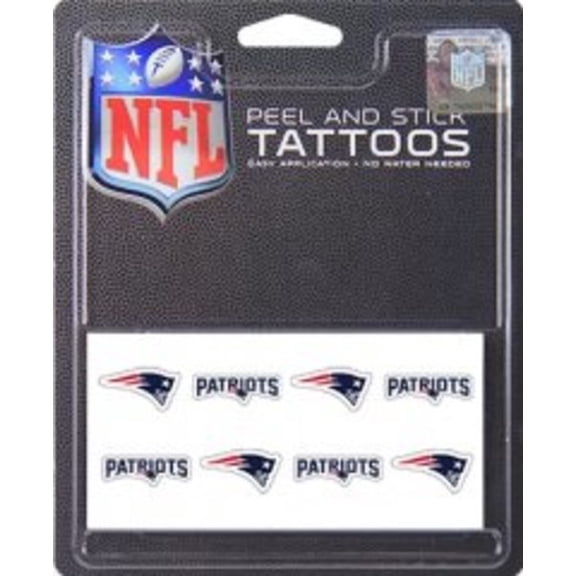 NEW ENGLAND PATRIOTS TAT Tattoos (8 pc)