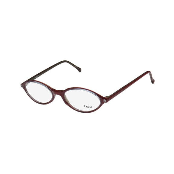 NEW ENJOY 2701 WOMENS/LADIES DESIGNER FULL-RIM BURGUNDY FRAME DEMO LENSES 49-17-140 EYEGLASSES/EYEGLASS FRAME