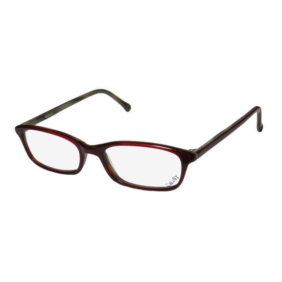 NEW ENJOY 2702 WOMENS/LADIES DESIGNER FULL-RIM BURGUNDY FRAME DEMO LENSES 51-17-140 EYEGLASSES/SPECTACLES