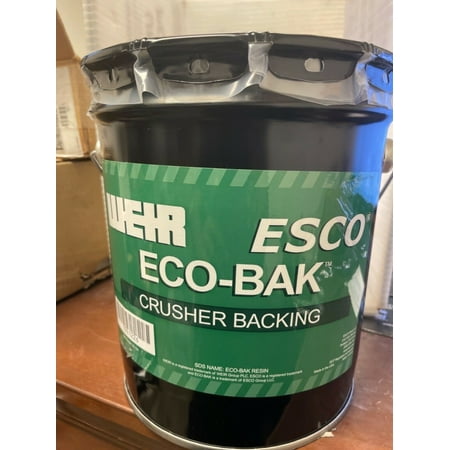 NEW ESCO WEHR ECO-BAK CRUSHER BACKING RESIN , 22 LBS. ( RESIN ONLY)
