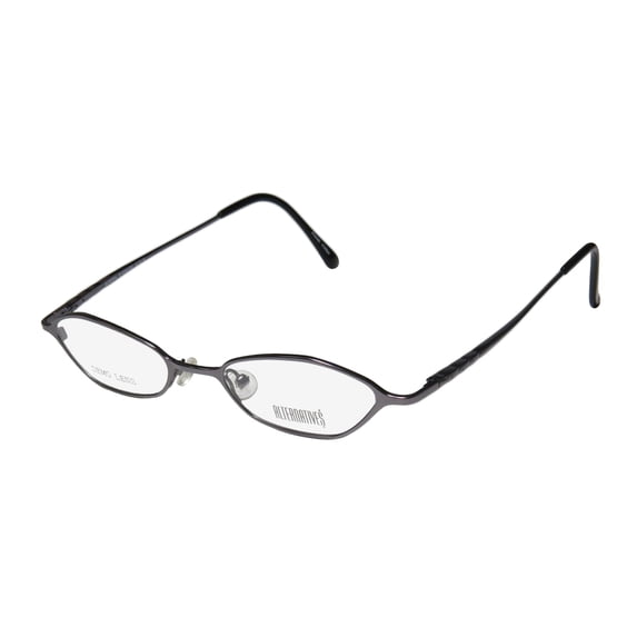 NEW EUROPA SOPHISTICATED CASUAL EYEWEAR ASHLEY WOMENS/LADIES DESIGNER FULL-RIM GRAY FRAME DEMO LENSES 47-18-140 FLEXIBLE HINGES EYEGLASSES/SPECTACLES