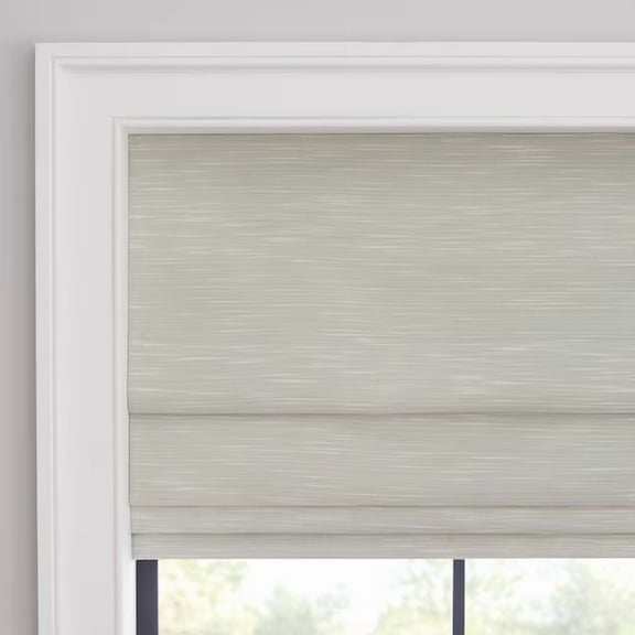 NEW Eclipse Cordless Blackout Rozel Roman Shade FLAX Tan 33" X 64