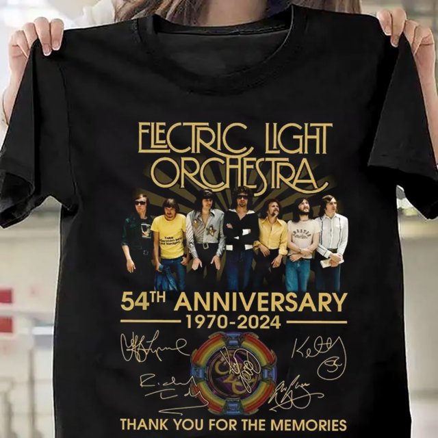 NEW Electric Light Orchestra 2024 Anniversary Shirt, Elo Shirt