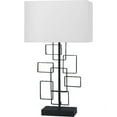 thumbnail image 1 of NEW Elegant Black Painted Base with White Fabric Shade Finish 31" Table Lamp 6295, 1 of 1