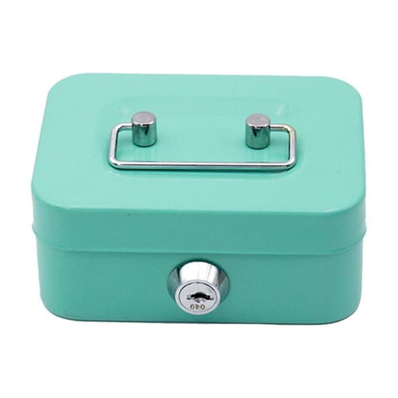 NEW_Emerald piggy bank (C)$Creative portable piggy bank storage box, small size, key storage box, coin box, locked piggy bank