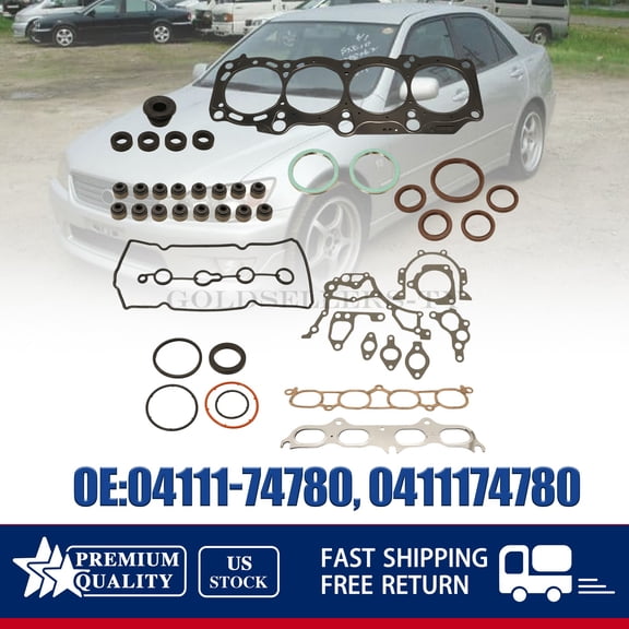 NEW Engine Overhaul Gasket Kit For 1998-2005 Toyota Altezza BEAMS SXE10 3SGE