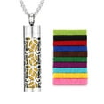thumbnail image 1 of NEW Essential Oil Necklace Aromatherapy Pendant Necklace Steel Essential Necklace, Oil A5G7 Jewelry 316L Stainless Gift Diffuser, 1 of 1