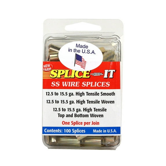 Northern Tool and Equipment 14383 Fence Wire Splices - 100 Piece Set, Model No. SS