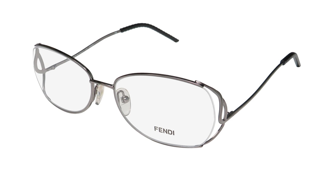 NEW FENDI 902 WOMENS/LADIES OVAL FULL-RIM COFFEE FRAME DEMO