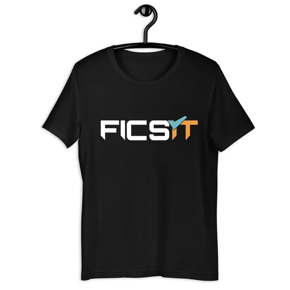 NEW FICSIT Satisfactory Classic American Funny Logo Man T-Shirt Size S-5XL