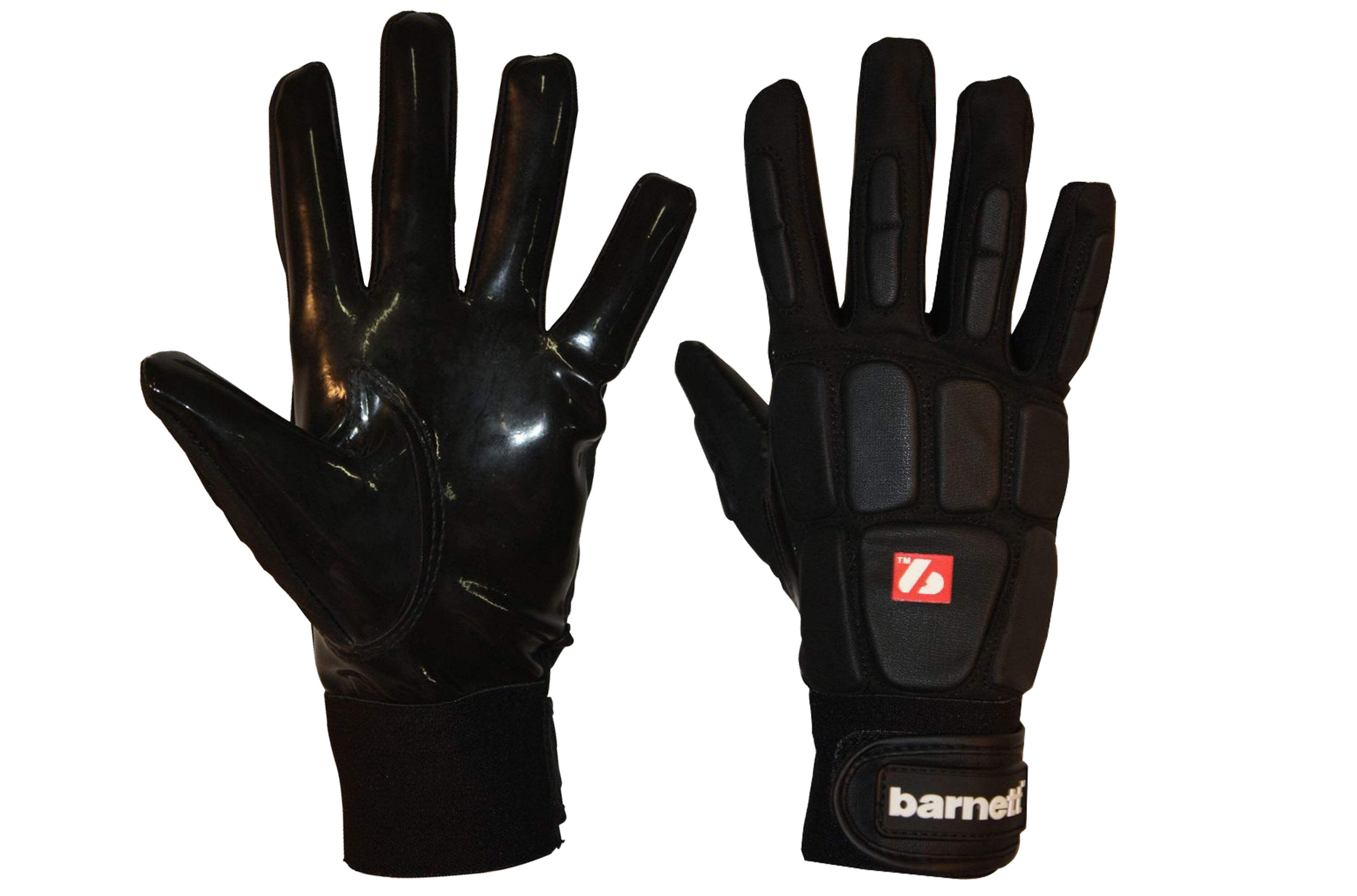 NEW FKG-03 High level linebacker football gloves, LB,RB,TE, black, M