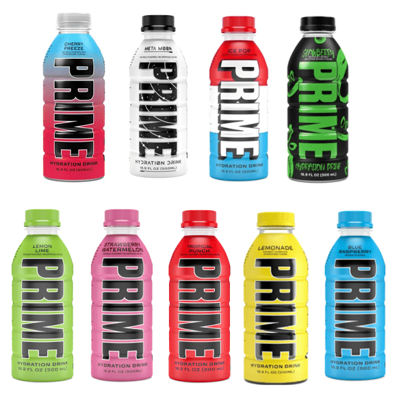 NEW FLAVOR! Prime Hydration Drink Variety Pack - 16.9 fl oz 9 Pack ...