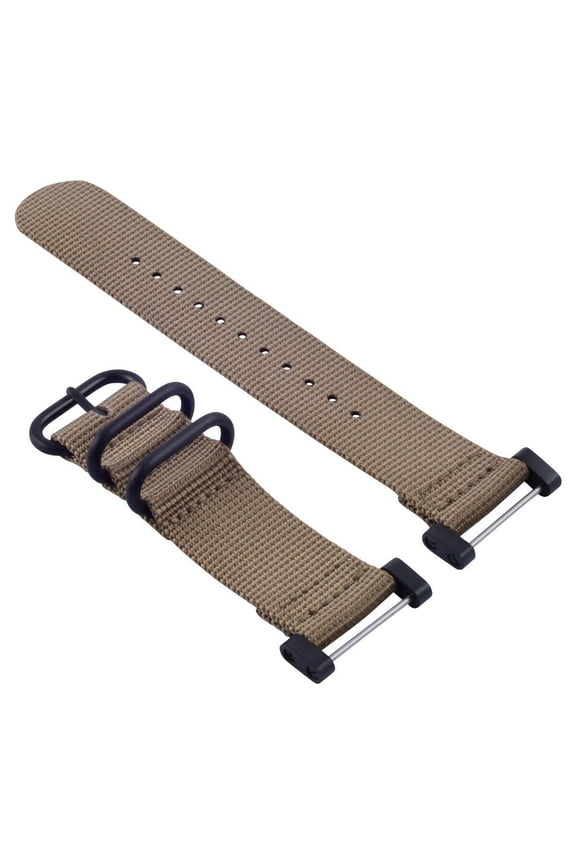 NEW FOR SUUNTO CORE NYLON STRAP DIVER WATCH BAND LUG ADAPTER SET 3 RINGS PVD SAND