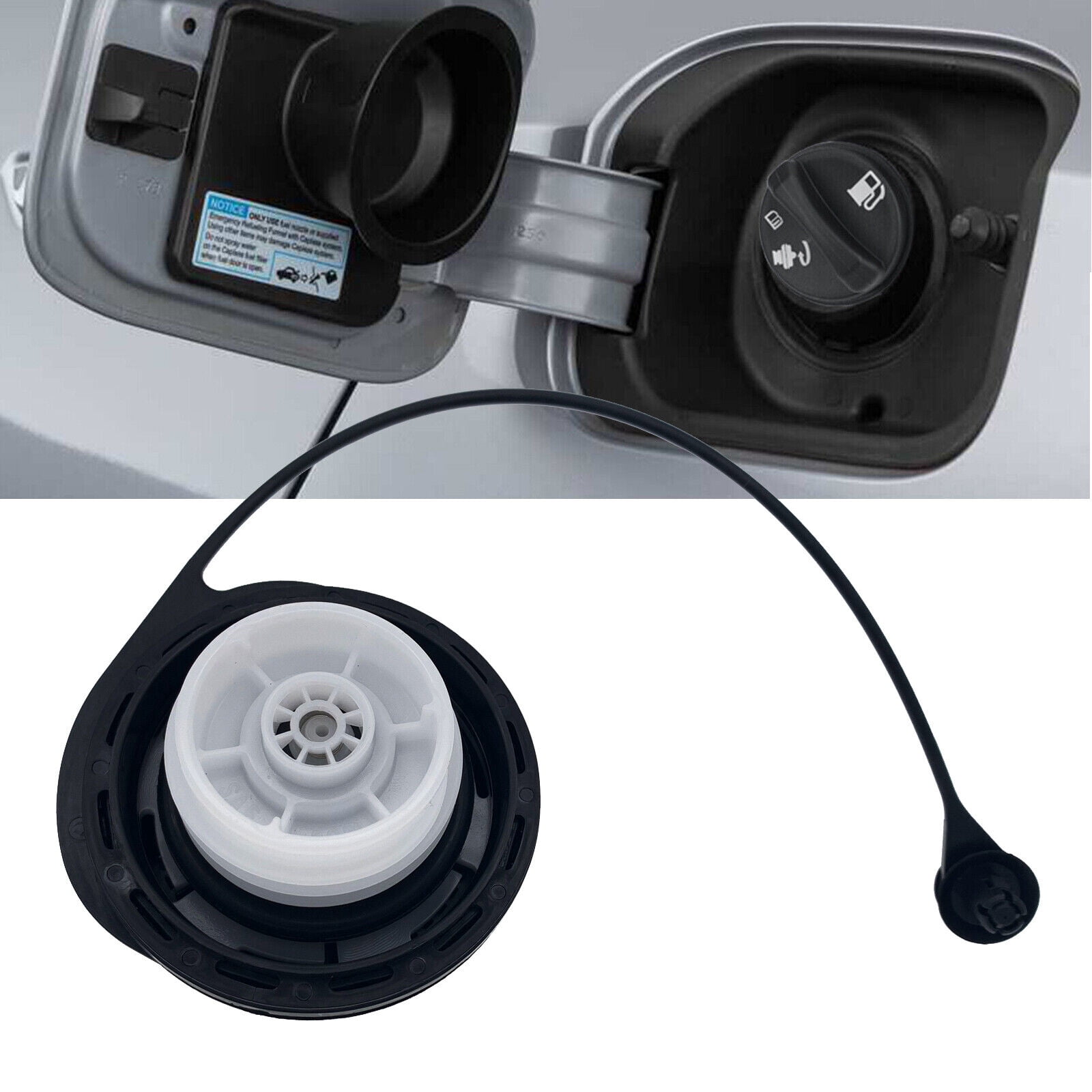 Cap How To Open Fuel Filler Gas Cap Replacement Part Abs Assembly With  Tether Strap For Infiniti Jx35 Qx60 Altima Frontier Murano Pathfinder 2015  Nissan