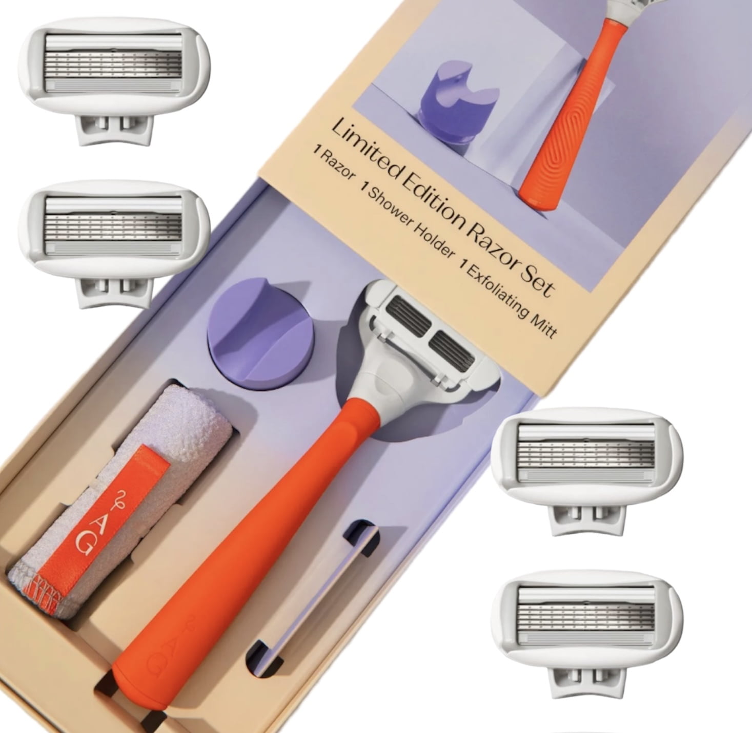 NEW Flamingo with Ashley Graham Limited Edition Razor Set (5 Razor