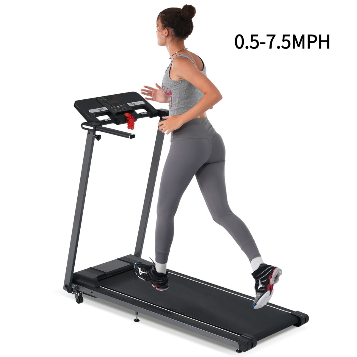 NEW Folding Treadmills Walking Pad Treadmill for Home Office -2.5HP Walking Treadmill With Incline 0.5-7.5MPH 265LBS Capacity Treadmill for Walking Running   WL RR