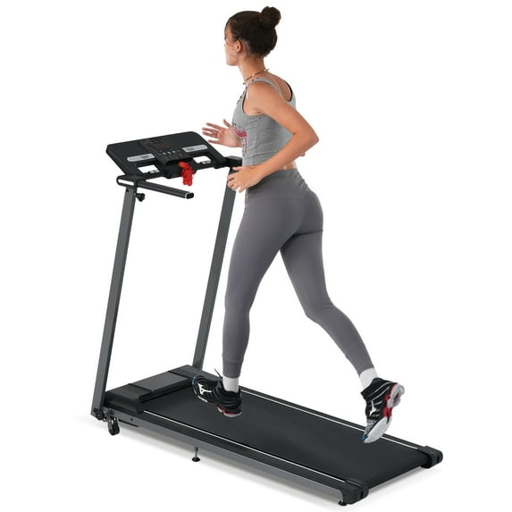 Folding Treadmill for Home - 2.5HP Motor, Incline, Bluetooth Speaker, 0.5-7.5MPH Speed, Compact Design - for Home Gym and Small Spaces