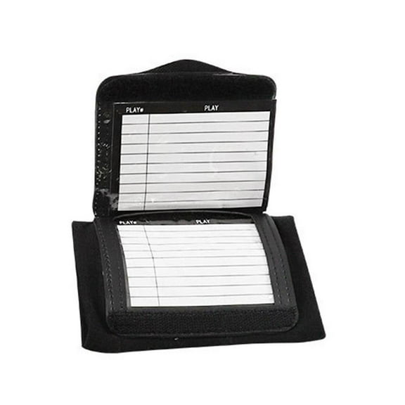 NEW Football Quarterback Triple Insert Playbook Wristband Play Hold R8Z5