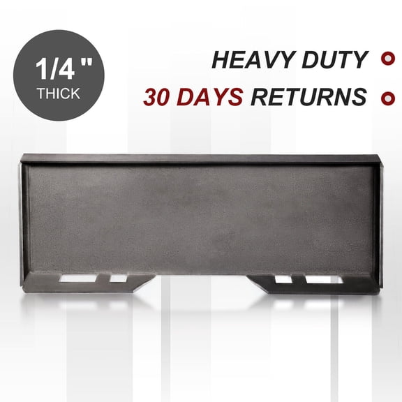 NEW! For Bobcat/ Kubota 1/4" Skid Steer Mount Plate Loader Quick Tach Attachment